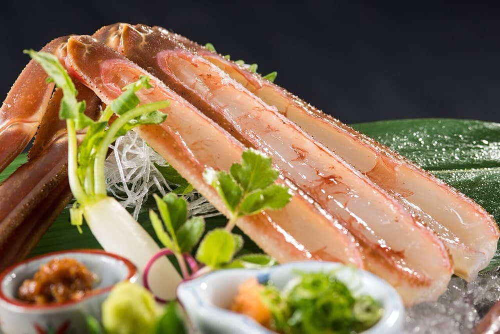 城崎温泉の松葉ガニ料理