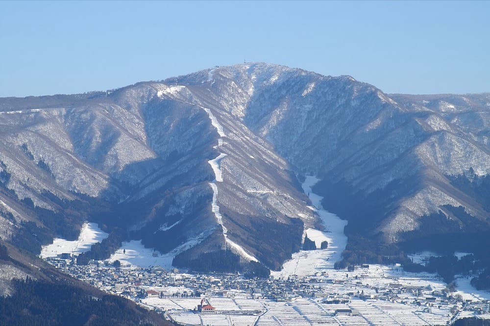 雪の野沢温泉と毛無山