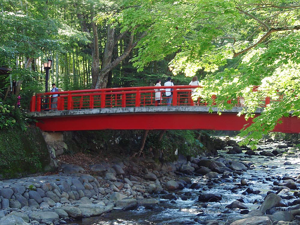 桂橋と修善寺川